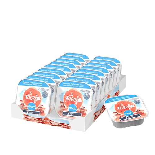 Hi Beef Puppy Vaschetta Multipack 18x300G