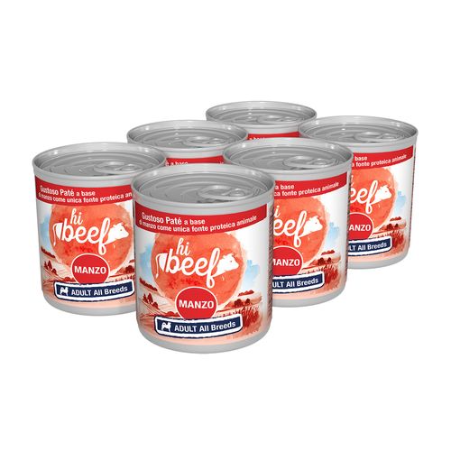 Hi Beef Dog Lattina Multipack 6x300G