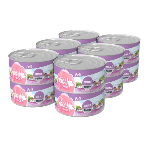Hi Pork Cat Sterilised Lattina Multipack 12x85G