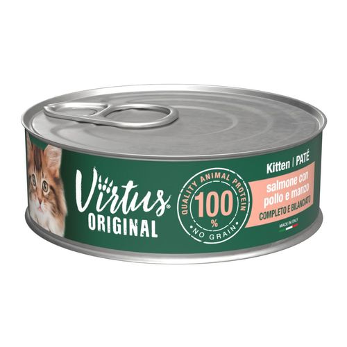 Virtus Kitten Paté Lattina Multipack 12x85G