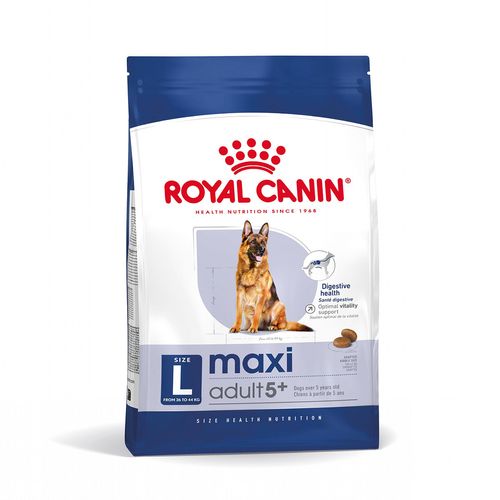 Royal Canin Maxi Adult 5+ Alimento Secco Completo per Cani Maturi di Taglia Grande