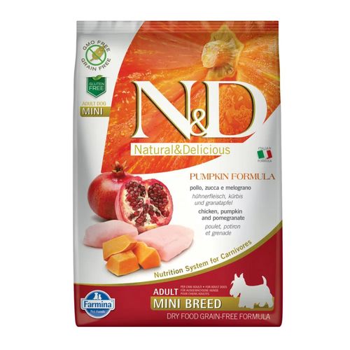 N&D Pumpkin Adult Mini Pollo Zucca e Melograno