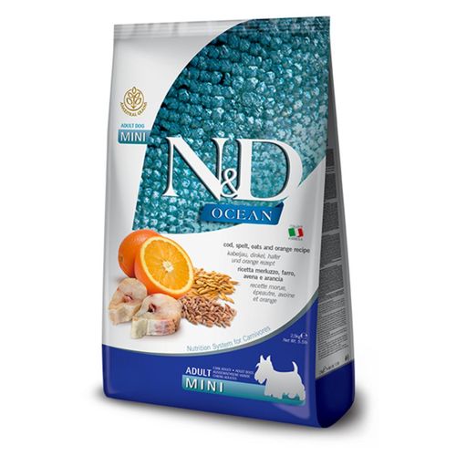 N&D Ocean Adult Mini Merluzzo e Arancia