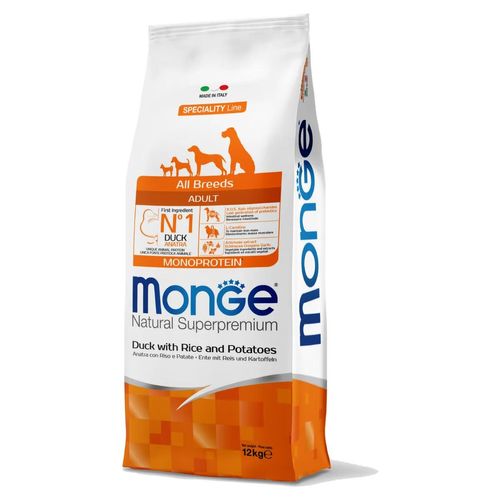 Monge Natural Superpremium Adult All Breeds con Anatra