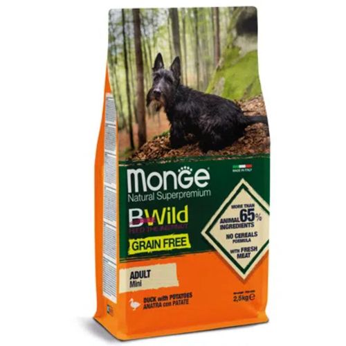 Monge Natural Superpremium BWild Adult Mini con Anatra