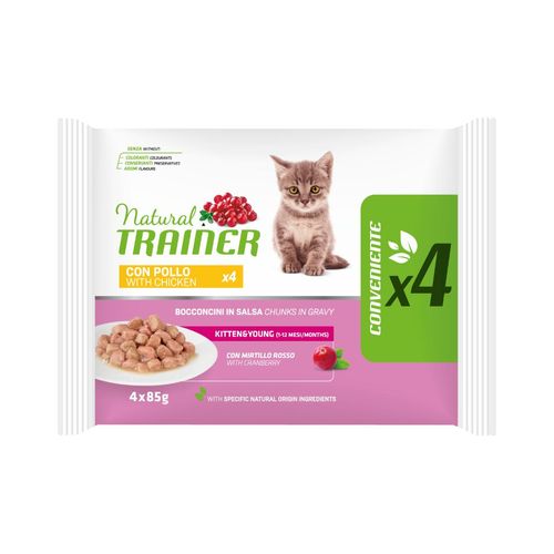 Natural Trainer Kitten Busta Multipack 4x85g