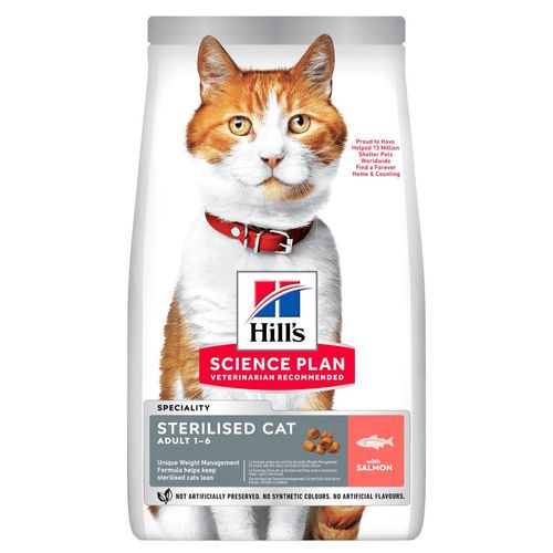 Hill's Science Plan Gatto Adult Sterilised Salmone