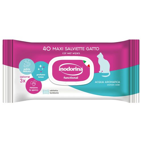 Inodorina Salviette Funzionali per Gatto