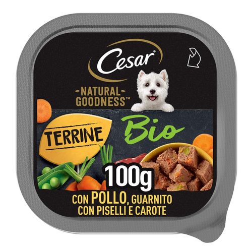 Cesar Dog Natural Goodness Bio Vaschetta Multipack 16x100G