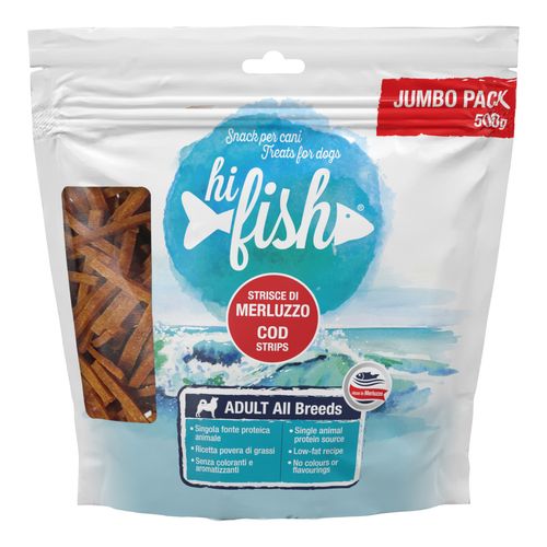 Hi Fish Snack Dog Strisce Merluzzo