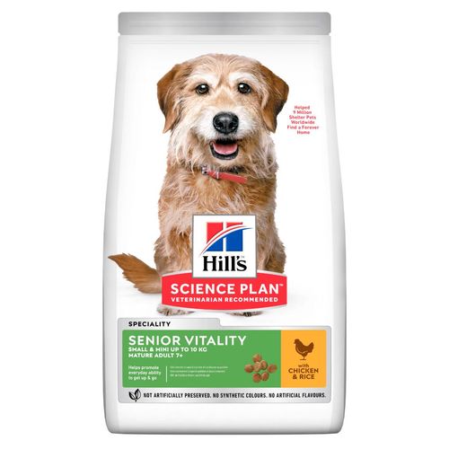 Hill’s Science Plan Dog Senior Vitality Small&Mini Mature Adult 7+ Pollo