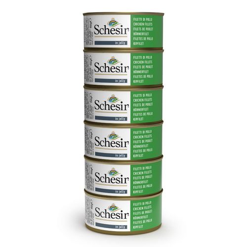 Schesir Dog Lattina Multipack 6x150G