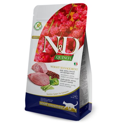 N&D Cat Quinoa Weight Management con Agnello