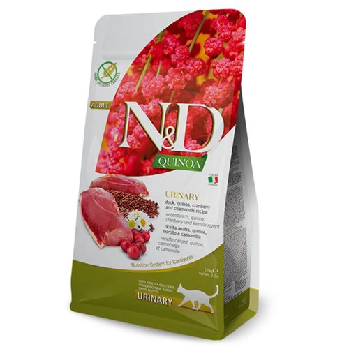 N&D Quinoa Urinary Gatto Adult Anatra