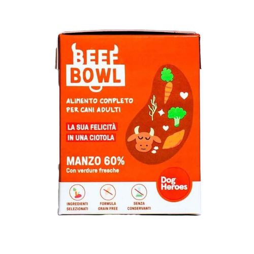 Dog Heroes Bowl Cane Manzo