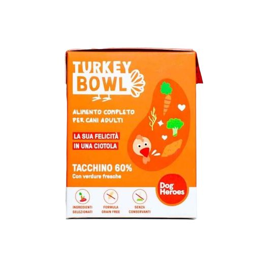 Dog Heroes Bowl Cane Tacchino