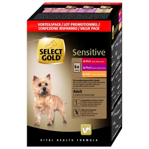 Select Gold Sensitive Dog Busta Multipack 6x100G