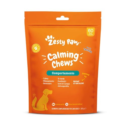 Zesty Paws Calming Chews Comportamento Cane Alimento Complementare