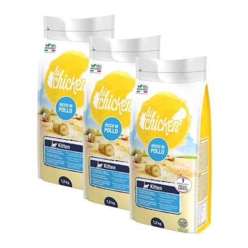Kit Risparmio 3x1.2KG Hi Chicken Cat