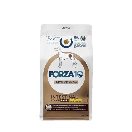 Forza10 Dog Active Vet Diet Intestinal Colon Fase 1 con Agnello
