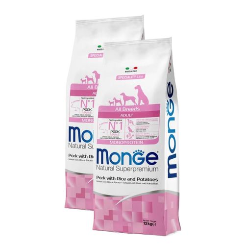 Kit Risparmio 2x12KG Monge Dog Superpremium