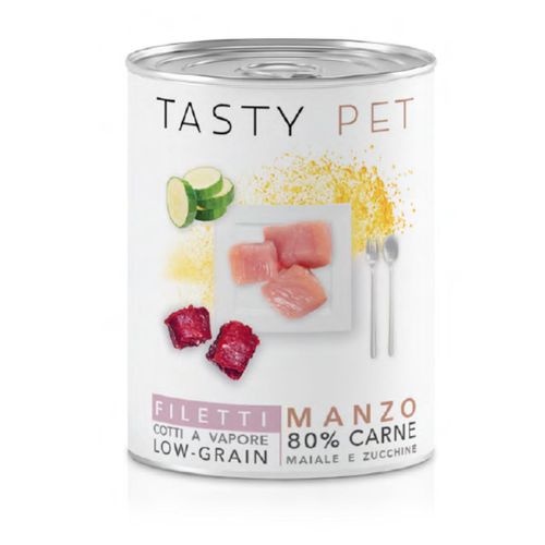Tasty Pet Dog Filetti in Gelatina Lattina Multipack 24x150G