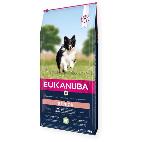 Eukanuba Dog Senior Small&Medium Agnello e Riso