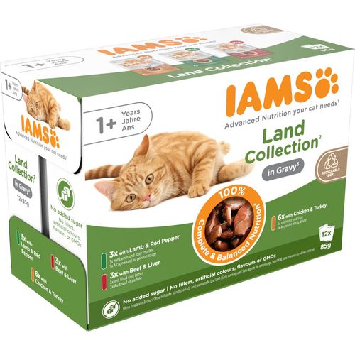 Iams Cat Busta Multipack 12x85G Land Collection