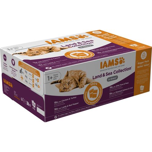 Iams Cat Busta Multipack 72x85G Land & Sea Collection