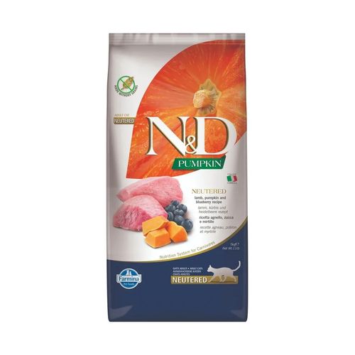N&D Cat Pumpkin Neutered Agnello Zucca e Mirtillo