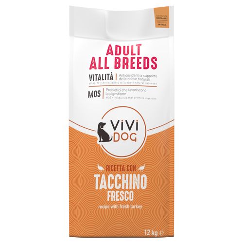 Vivi Dog Adult All Breeds con Tacchino