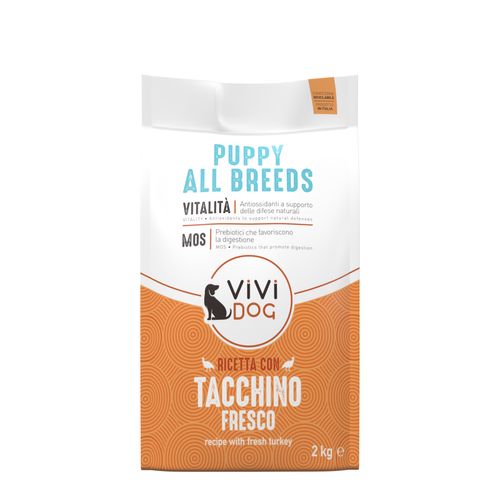 Vivi Dog Puppy All Breeds con Tacchino