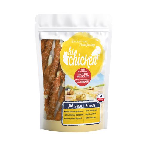 Hi Chicken Snack Dog Bastoncini Mini Arrotolati con Pollo
