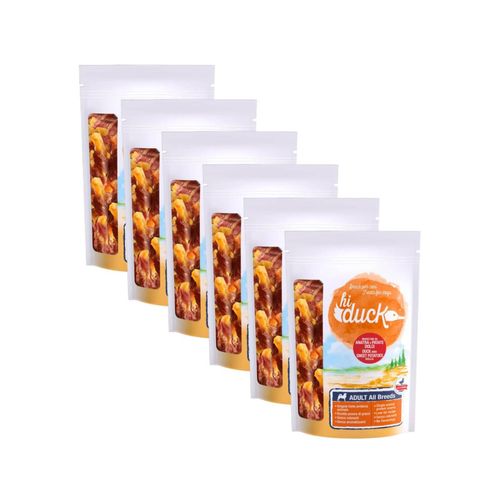 Kit Risparmio 6x70G Hi Duck Snack Cane Involtini