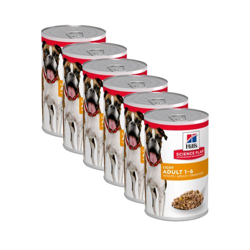 Kit Risparmio 6x370G Hill's Adult Dog Light