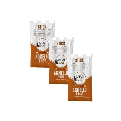 Kit Risparmio 3x15G Vivi Cat Snack Soft Stick