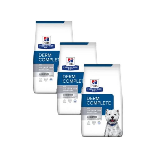 Kit Risparmio 3x1KG Hill's Prescription Diet Derm Complete Dog Mini