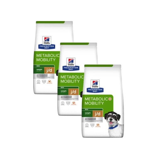 Kit Risparmio 3x1KG Hill's Prescription Diet Dog Metabolic + Mobility Mini