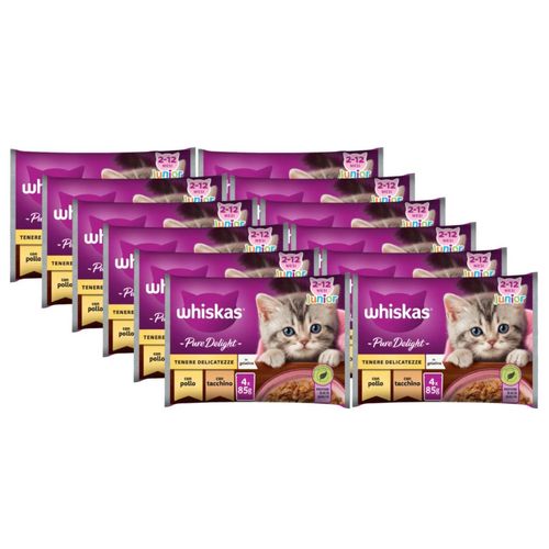 Kit Risparmio 12x340G Whiskas Kitten Pure Delight