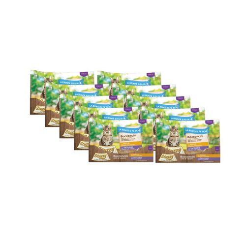 Kit Risparmio 40x85G Stuzzy Cat Bocconcini Sterilized