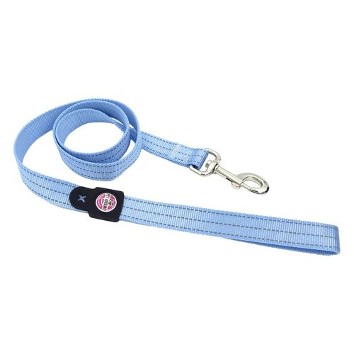 Guinzaglio Reflective Nylon Celeste