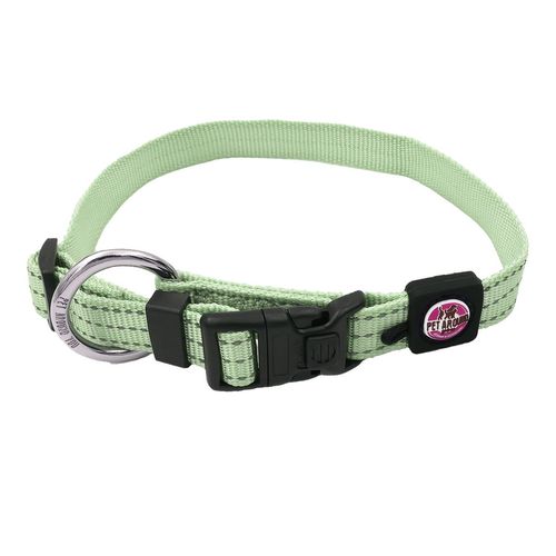 Collare Reflective Nylon Verde