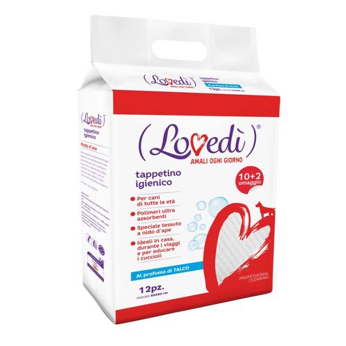 Lovedì Tappetini Igienici Profumati al Talco