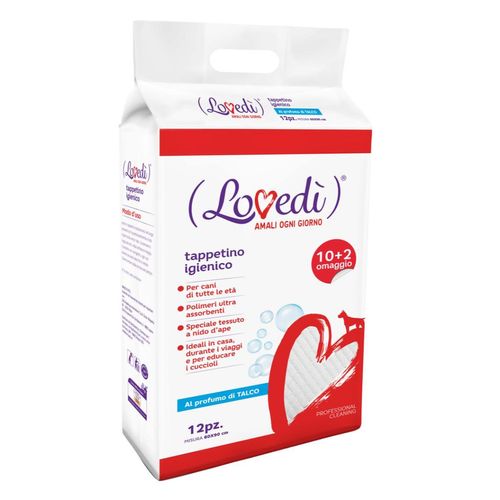 Lovedì Tappetini Igienici Profumati al Talco