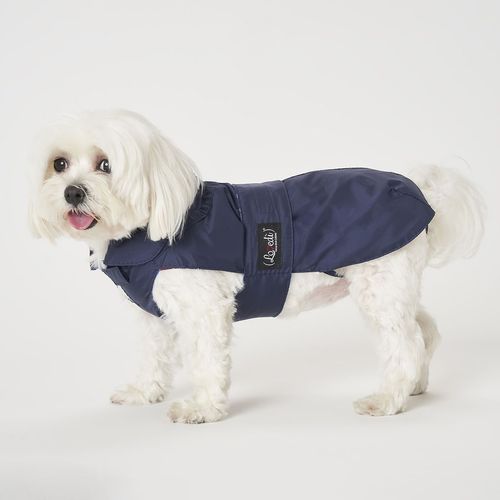 Lovedì Cappotto Impermeabile per Cani Imbottito Blu