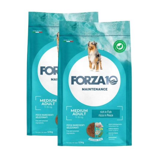 Kit Risparmio 2x12KG Forza10 Medium Adult Maintenance Pesce