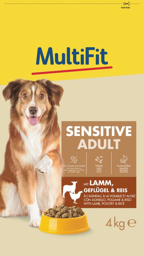 MultiFit Dog Sensitive Adult con Agnello