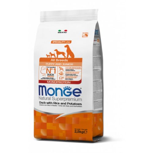 Monge Natural Superpremium Puppy All Breeds con Anatra