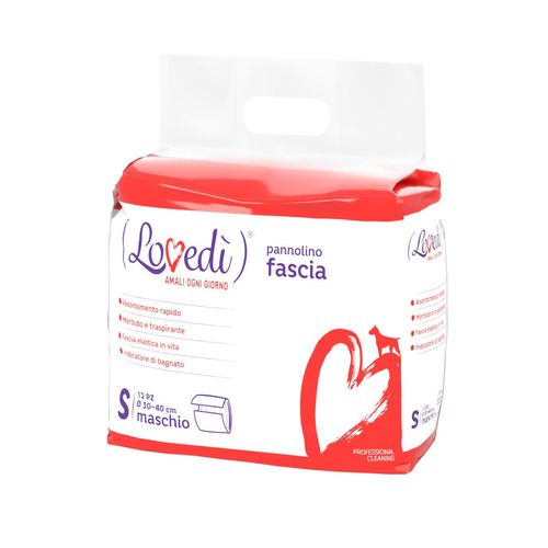 Lovedì Pannolino per Cani Maschi a Fascia