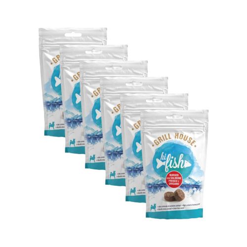 Kit Risparmio 6x60G Hi Fish Dog Snack Burger